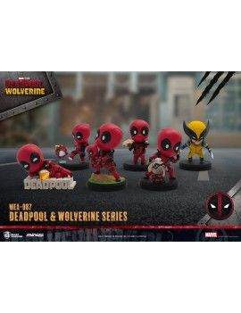 DEADPOOL & WOLVERINE - Set 6 Figurine Mini Egg Attack 10cm Beast Kingdom 1 - Culture-Pop-France