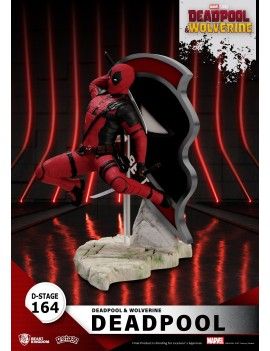 DEADPOOL & WOLVERINE- Deadpool - Diorama D-Stage 15cm Beast Kingdom 1 - Culture-Pop-France
