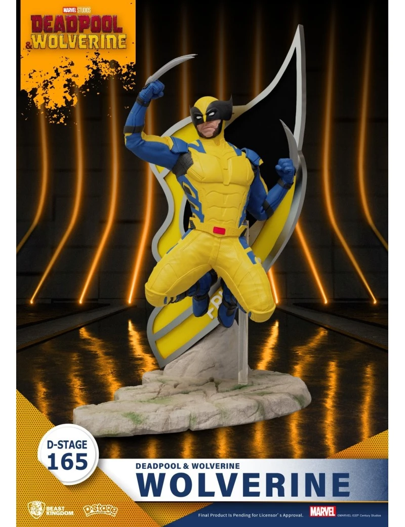 DEADPOOL & WOLVERINE- Wolverine - Diorama D-Stage 15cm Beast Kingdom 1 - Culture-Pop-France DEADPOOL & WOLVERINE- Wolverine - Diorama D-Stage 15cm Beast Kingdom 1 - Culture-Pop-France