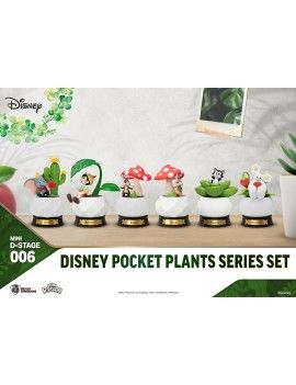 DISNEY - Pocket Plant Series - Pack 6 Mini D-Stage 10cm Beast Kingdom 1 - Culture-Pop-France