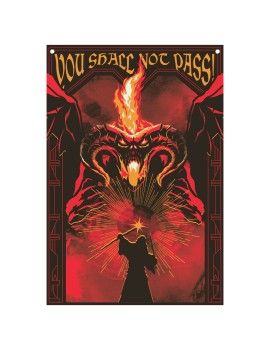 LE SEIGNEUR DES ANNEAUX - Balrog - Banner Murale '125 x 85 cm' Fanattik 1 - Culture-Pop-France