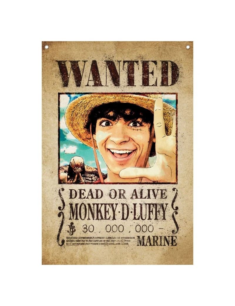ONE PIECE NETFLIX - Wanted - Banner Murale '125 x 85 cm' Fanattik 1 - Culture-Pop-France ONE PIECE NETFLIX - Wanted - Banner Murale '125 x 85 cm' Fanattik 1 - Culture-Pop-France