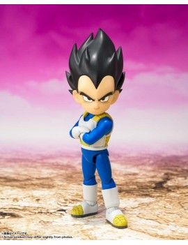 DRAGON BALL DAIMA - Mini Vegeta - Figurine S.H. Figuarts 7cm Bandai Tamashii Nations 1 - Culture-Pop-France