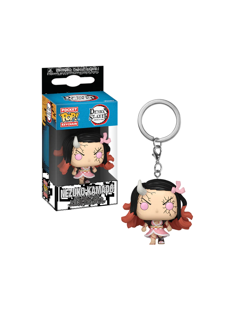 DEMON SLAYER - Pocket Pop Keychains - Nezuko (Demon Form) Funko 1 - Culture-Pop-France DEMON SLAYER - Pocket Pop Keychains - Nezuko (Demon Form) Funko 1 - Culture-Pop-France