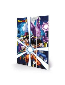 DRAGON BALL Z - God of Destruction - Impression sur bois 20x29.5cm Pyramid 1 - Culture-Pop-France