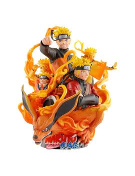 NARUTO SHIPPUDEN - Naruto 01 - Statuette Petitrama DX 15cm Megahouse 1 - Culture-Pop-France