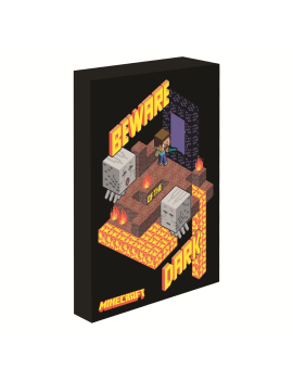 MINECRAFT - Canvas Lumineux 40X30 Cm Pyramid 1 - Culture-Pop-France