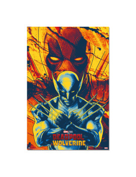 DEADPOOL & WOLVERINE - Retro - Poster 61 x 91cm