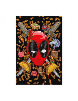 DEADPOOL - Bullets & Chimichangas - Poster 61 x 91cm