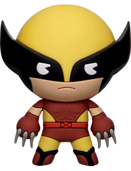 MARVEL - Wolverine (Tenue Brun) - Aimant à collectionner en mousse 3D