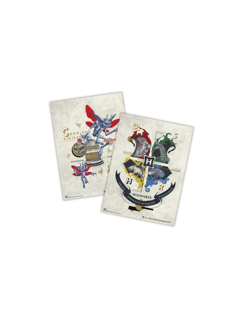 HARRY POTTER - Set de 2 Mini Posters 38x52cm HARRY POTTER - Set de 2 Mini Posters 38x52cm