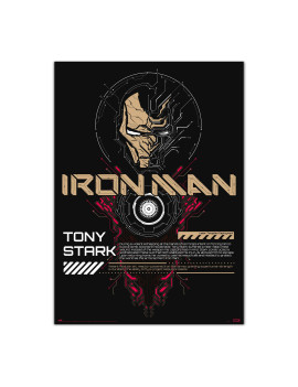 IRON MAN - Tony Stark - Poster 'Phosphorescent' 50x70cm