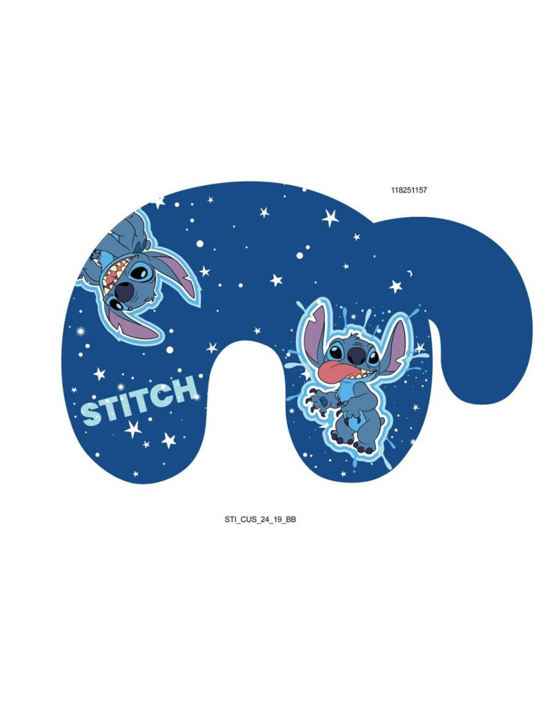 LILO & STITCH - Stitch "Etoiles" - Coussin de voyage LILO & STITCH - Stitch "Etoiles" - Coussin de voyage