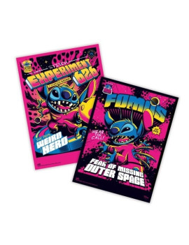 STITCH - Set de 2 Mini Posters 38x52cm