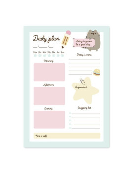 PUSHEEN - Foodie - Planificateur Hebdomadaire - Bloc-Note A5