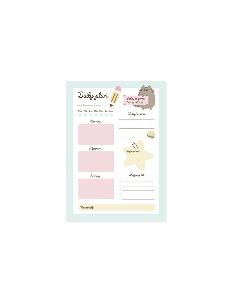 PUSHEEN - Foodie - Planificateur Hebdomadaire - Bloc-Note A5 PUSHEEN - Foodie - Planificateur Hebdomadaire - Bloc-Note A5