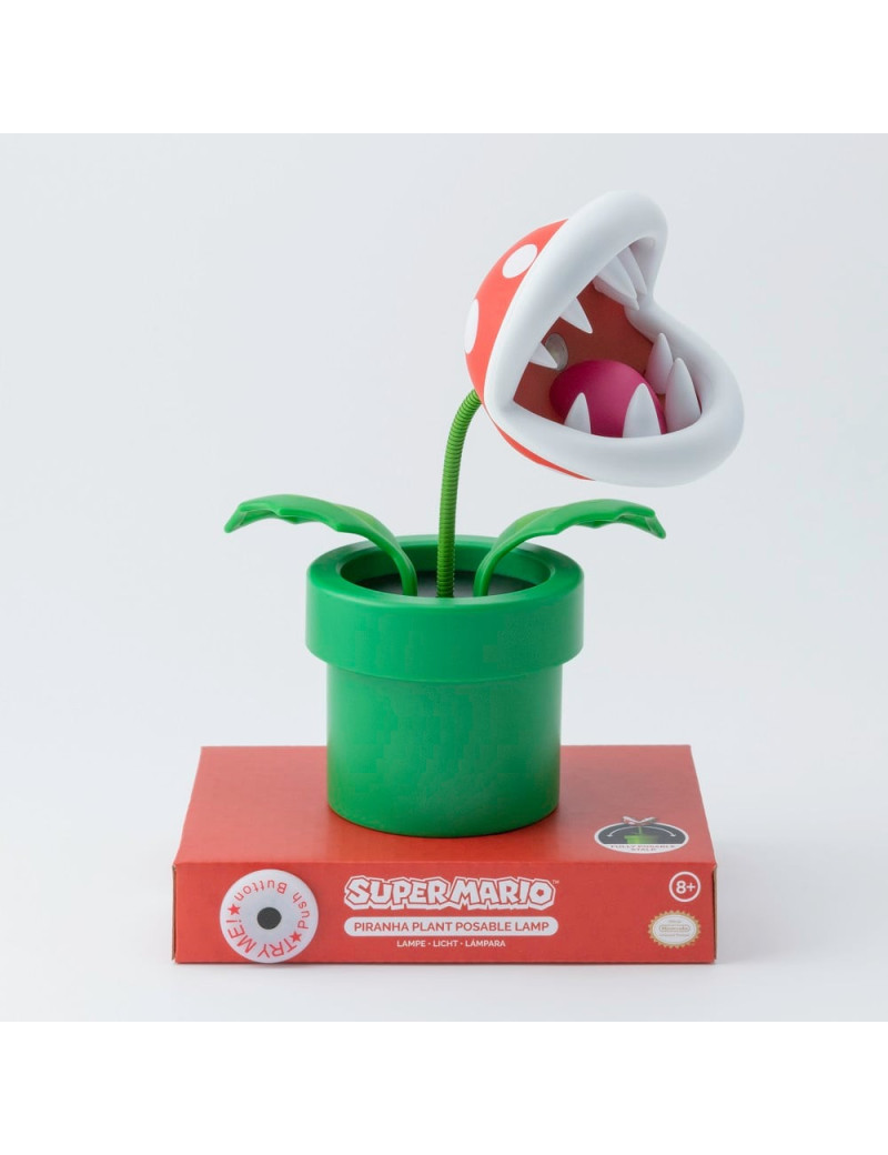 SUPER MARIO - Mini Plante Piranha - Lampe - Try me SUPER MARIO - Mini Plante Piranha - Lampe - Try me
