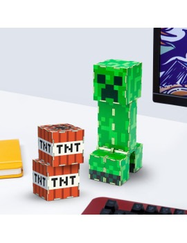 MINECRAFT - Creeper & TNT - Kit de Construction