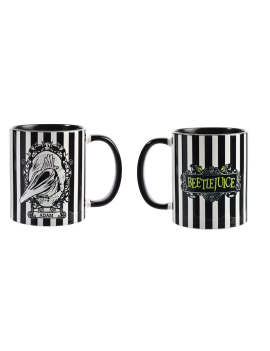BEETLEJUICE - Black&White - Adam - Mug Interieur Coloré