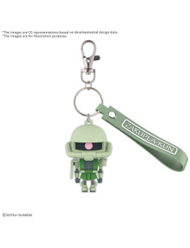 GUNDAM - ZAKUPLA-KUN 3D RUBBER MASCOT KEYCHAIN - Model Kit