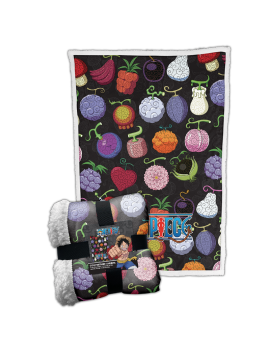 ONE PIECE - Fruits - Plaid Premium '100X150cm'