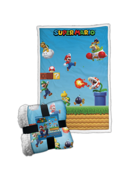 SUPER MARIO - Game - Plaid Premium '100X150cm'