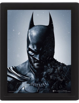 BATMAN - 3D Lenticular Poster 26X20 - Batman/Joker Arkham Origins