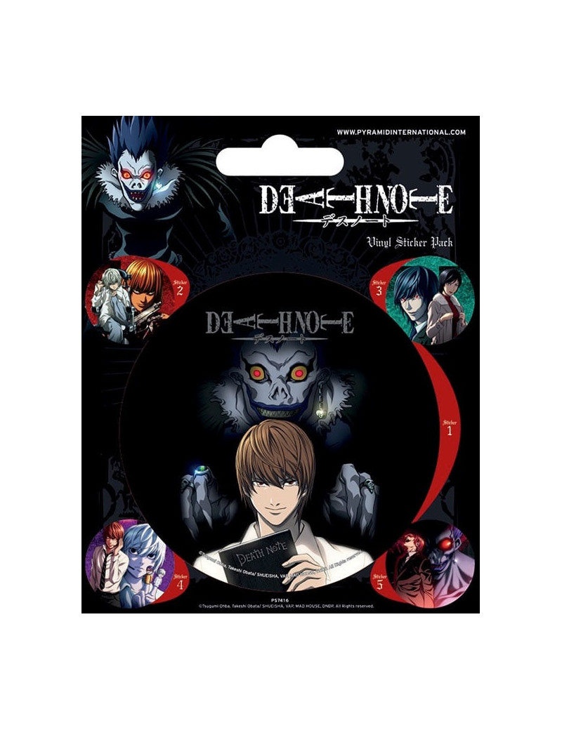 DEATH NOTE - Vinyl Stickers - Characters DEATH NOTE - Vinyl Stickers - Characters