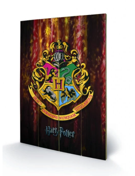 HARRY POTTER - Hogwarts Crest - Impression sur bois 40x59cm