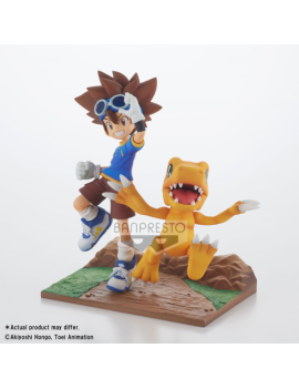 DIGIMON - Taichi & Agumon - Figurine DXF-Adventure Archives 15cm