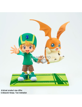 DIGIMON - Takeru & Patamon - Figurine DXF-Adventure Archives 11cm
