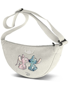 STITCH & ANGEL - Corduroy - Sac à Bandouilère 'Banane'