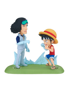 ONE PIECE - Luffy Vs Kuzan - WCF Log Stories Figure 9cm