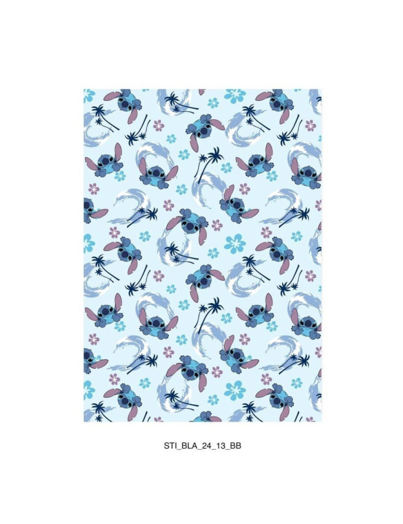 DISNEY - Couverture Flanelle 110x150cm - Stitch DISNEY - Couverture Flanelle 110x150cm - Stitch