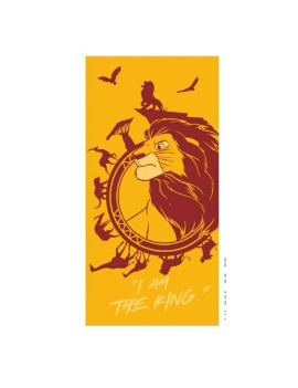 LE ROI LION - I am the King - Serviette de Plage 70x140cm