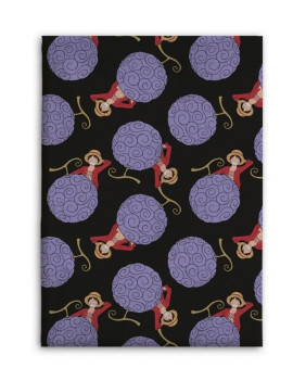 ONE PIECE - Couverture Flanelle 110x150cm - Luffy