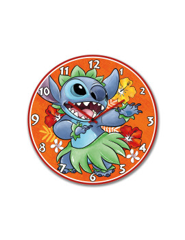 STITCH - Horloge Murale 35cm - Orange
