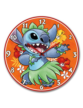 STITCH - Horloge Murale 50cm - Orange