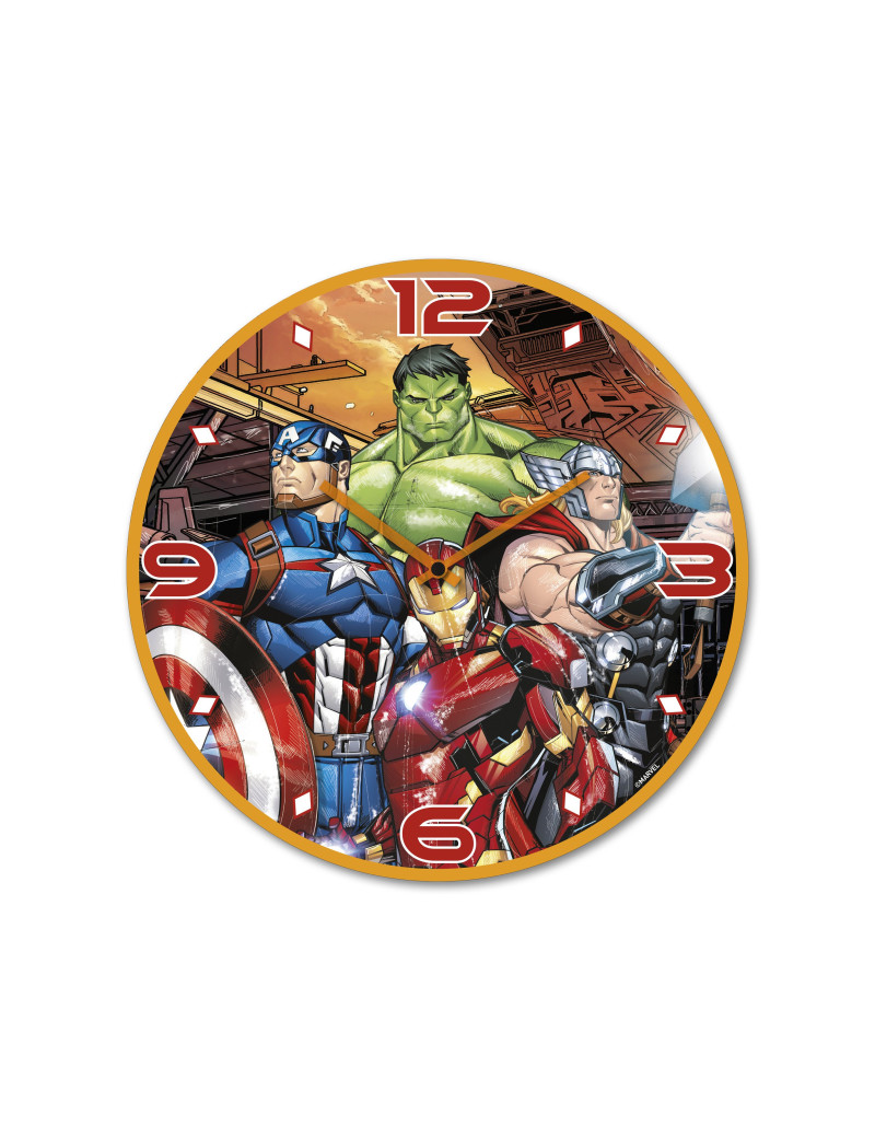 MARVEL - Horloge Murale 35cm - Avengers MARVEL - Horloge Murale 35cm - Avengers