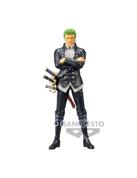 ONE PIECE - Roronoa Zoro - Figurine DXF-The Grandline Men 17cm