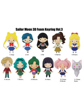 SAILOR MOON - Series 3 - 3D Foam Bag Clip (Display 24 Pcs)