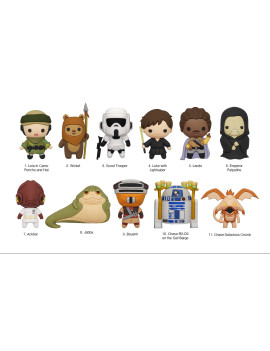STAR WARS - Le Retour du Jedi - 3D Foam Bag Clip (Display 24 Pcs)