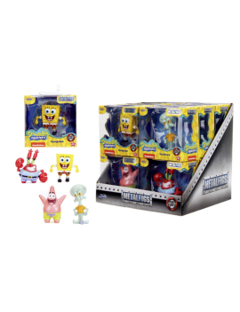 BOB L'EPONGE - Display de Figurines 6cm - 4 Modèles - 12pc