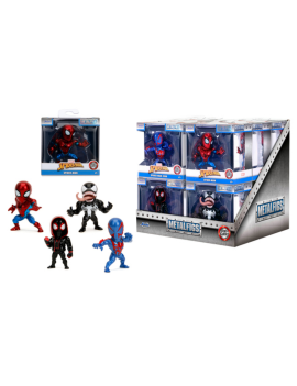 SPIDER-MAN - Display de Figurines 6cm - 4 Modèles - 12pc - Wave 2