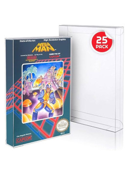 EVORETRO - NES Game box PET Protectors 25 piece