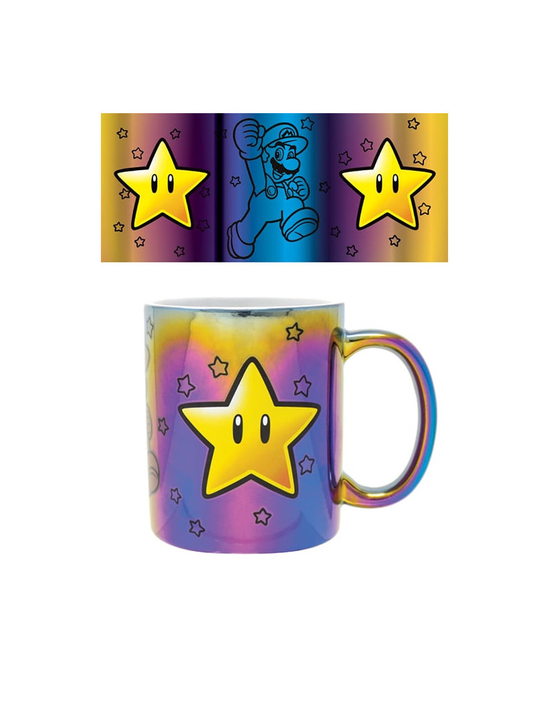 SUPER MARIO - Star Power - Mug métallique 315ml SUPER MARIO - Star Power - Mug métallique 315ml