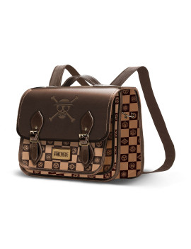 ONE PIECE - Damier - Sac à Dos Cartable Convertible '27x20x11cm'