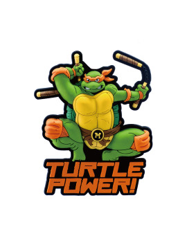 LES TORTUES NINJAS - Micheangelo - Soft Touch Magnet