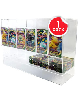 EVORETRO - PREMIUM 6-Slot Acrylic Card Pack Dispenser
