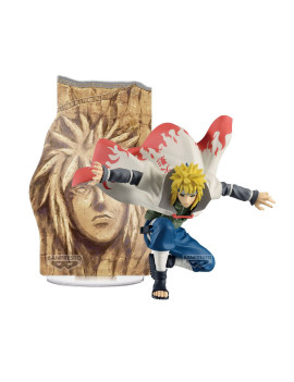 NARUTO SHIPPUDEN - Namikaze Minato - Panel Spectacle Figurine 15cm